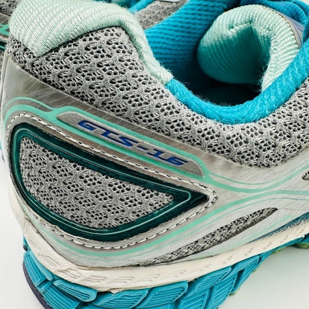 Brooks GTS Running Shoes Women US 6.5 Gray Blue Athletic Sneakers Comfort - Picture 5 of 15
